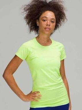 lululemon Lime Swiftly Tech Tee